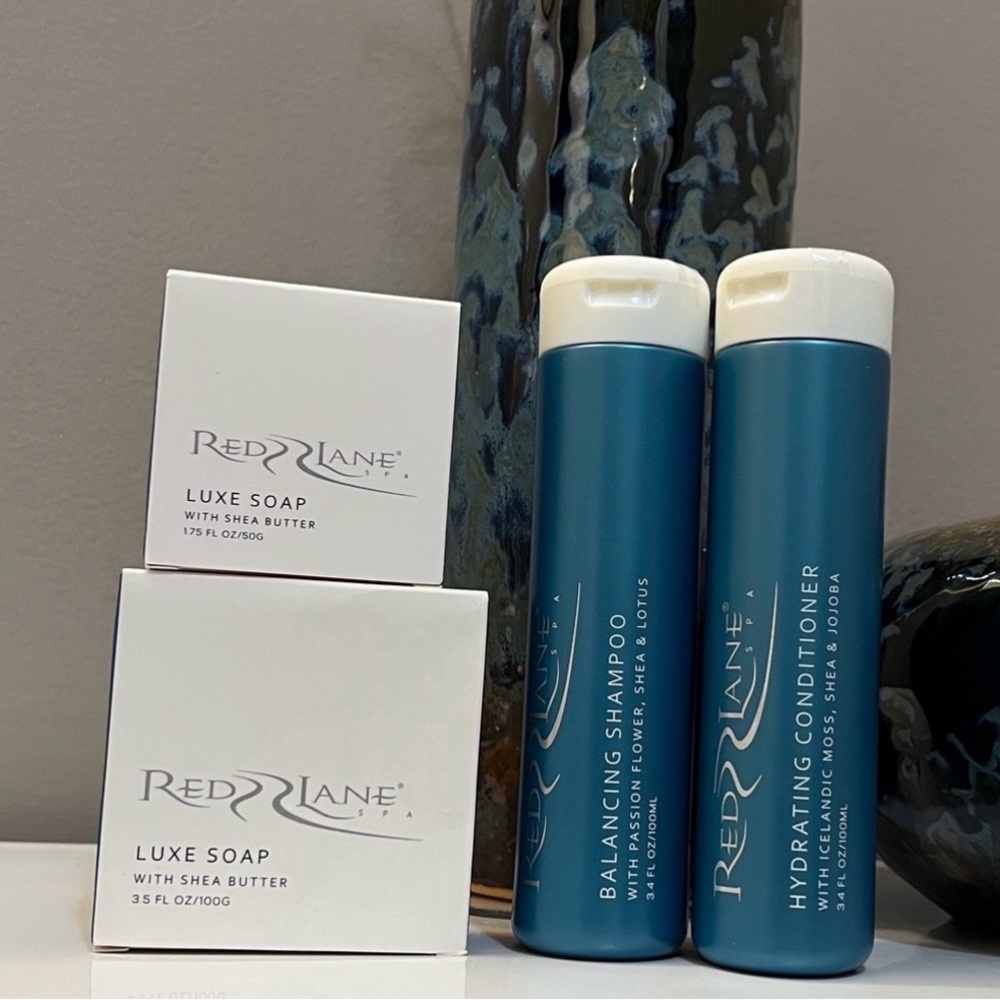 Red Lane Spa-Sandals Luxe Shampoo, Conditioner & 2-Bar Soaps 🌿🆕🌿-Discontinued